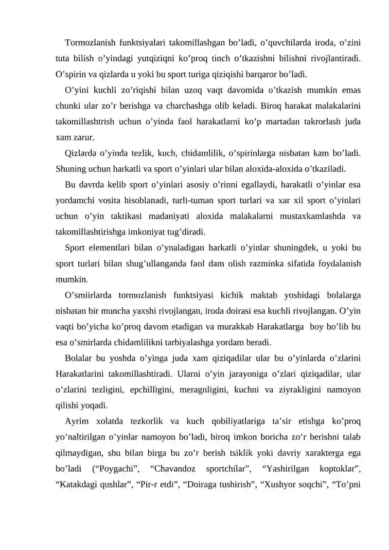 O‘rta yoshdagi bolalarga beriladigan milliy va harakatli o‘yinlarni o‘rgatish 4