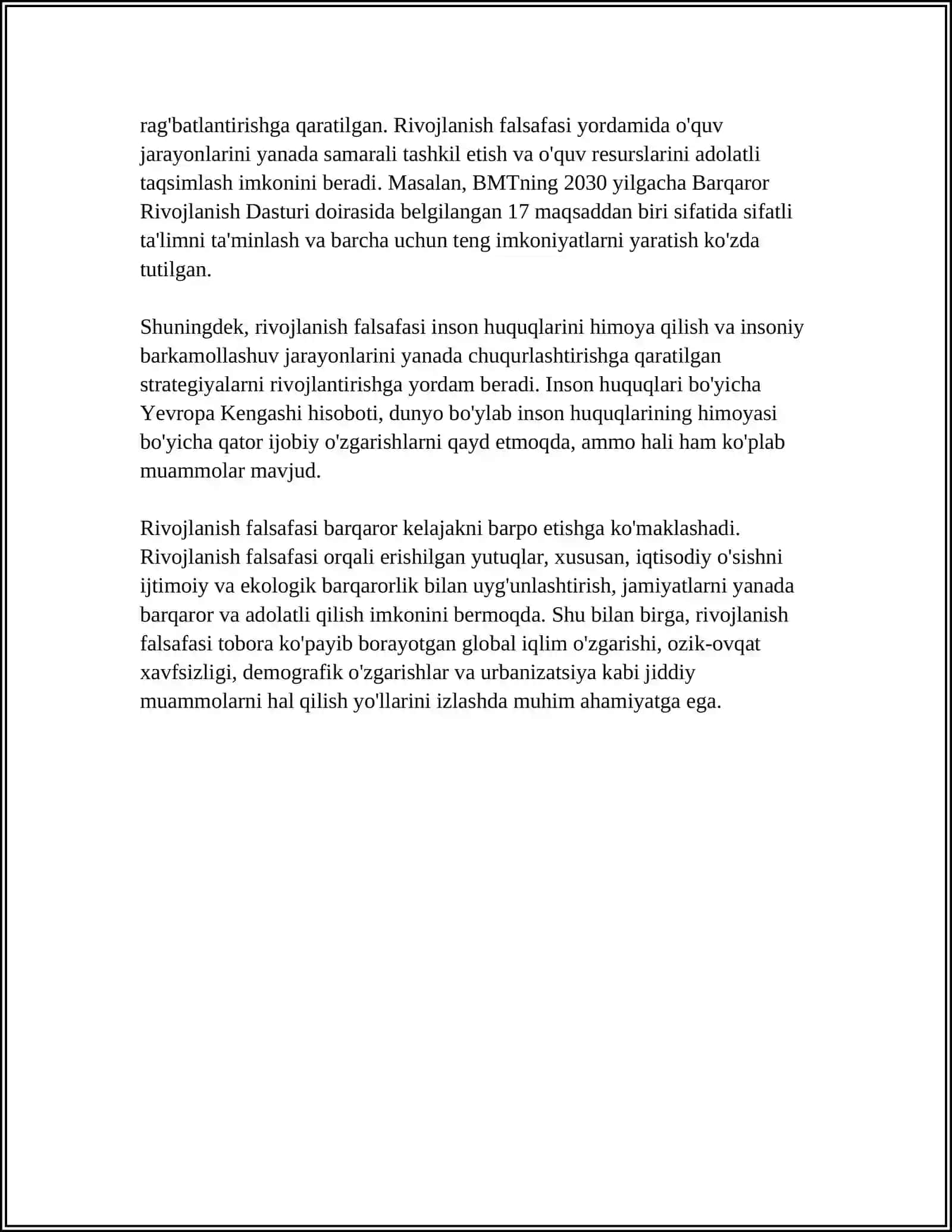 RIVOJLANISH FALSAFASI 4