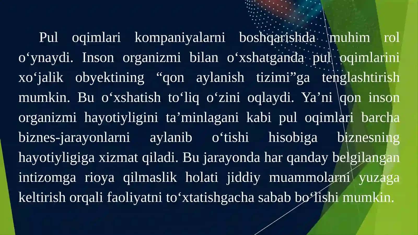 KORXONANI PUL OQIMLARINI BOSHQARISH 4