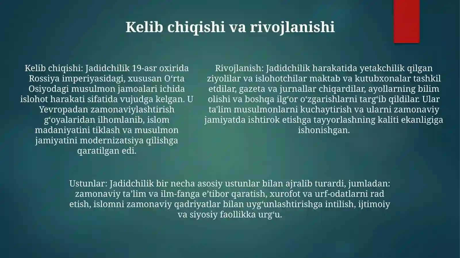 Jadidchilik 4