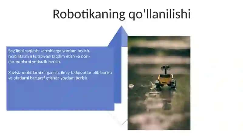Robototexnika va uning ahamiyati 4