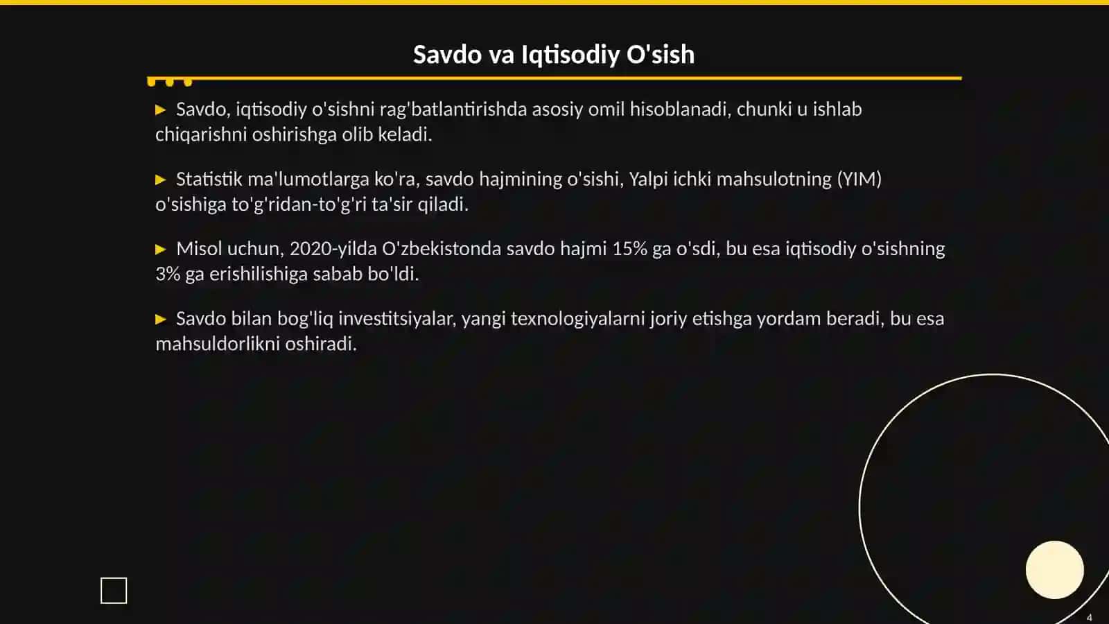 Bozor Iqtisodiyotini Rivojlantirishda Savdoning Ro'li 4