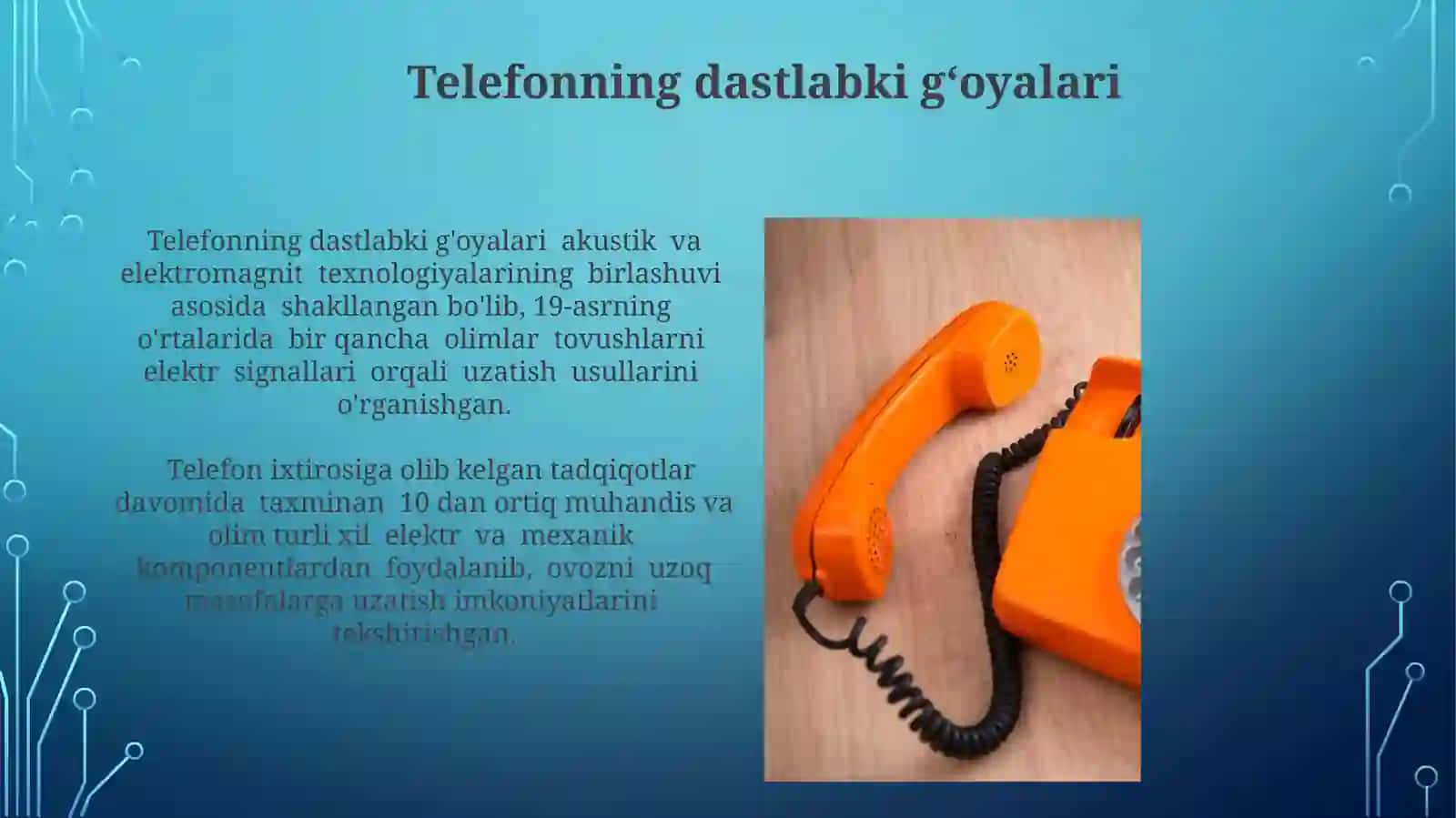 Telefonning kelib chiqish tarixi 4
