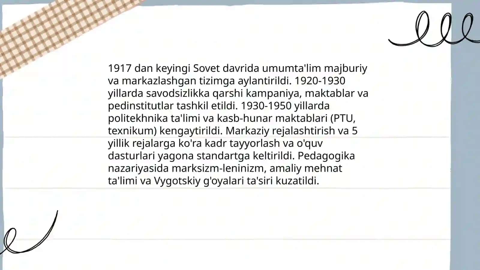 Ta'lim metodlarining tasniflash 4