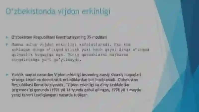 Vijdon va E'tiqod Erkinligi: Asosiy Tushunchalar 4