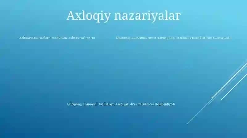 Etikani Mohiyati Va Ahamiyatini OʻRganish 4