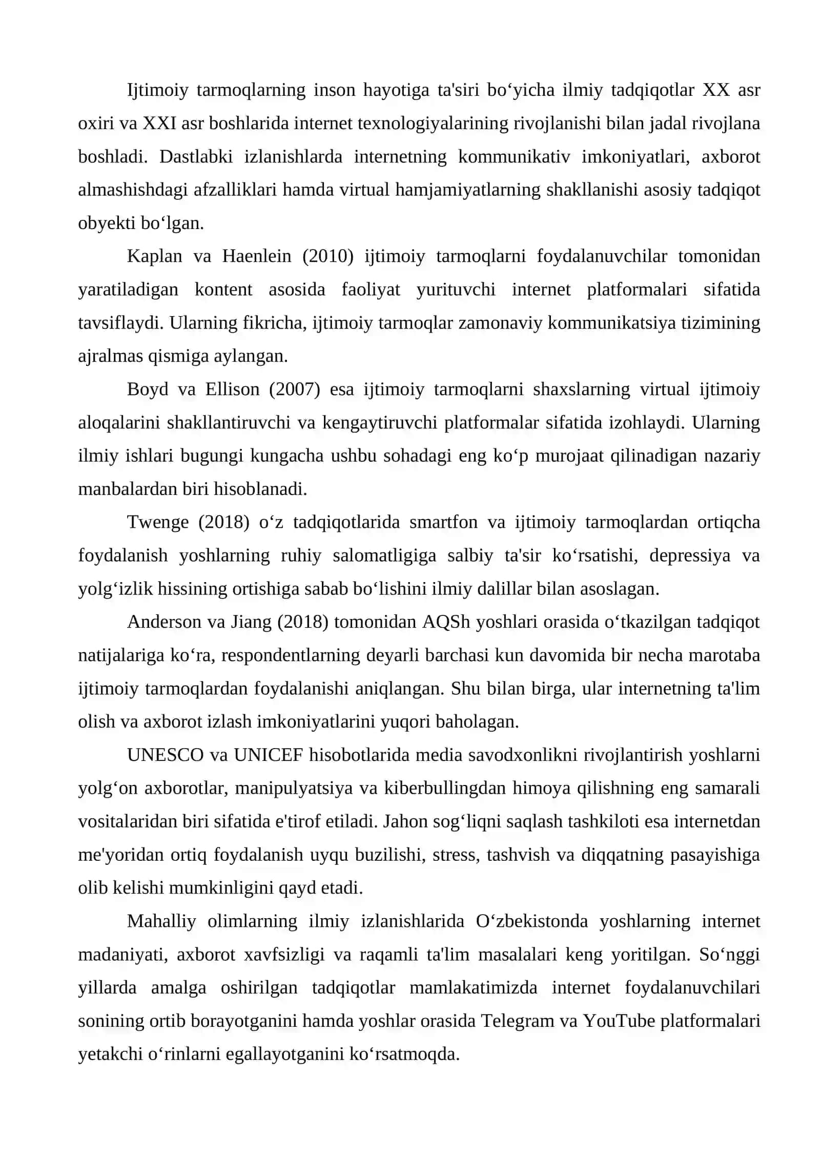 IJTIMOIY TARMOQLARNING YOSHLAR HAYOTIGA TA'SIRI 4