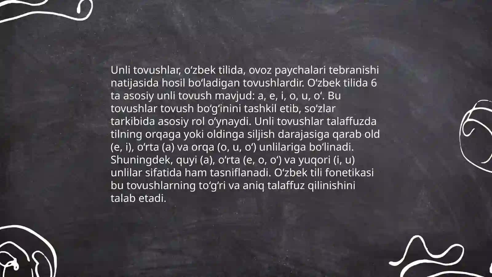 Undosh tovushlar 4