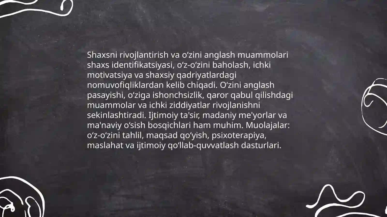 Psixalogiyada shaxs muammosi. Shaxs va faoliyat 4