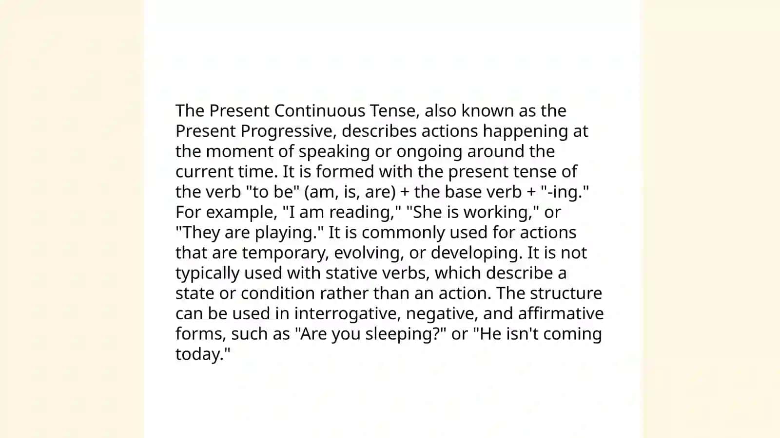 English tenses 4