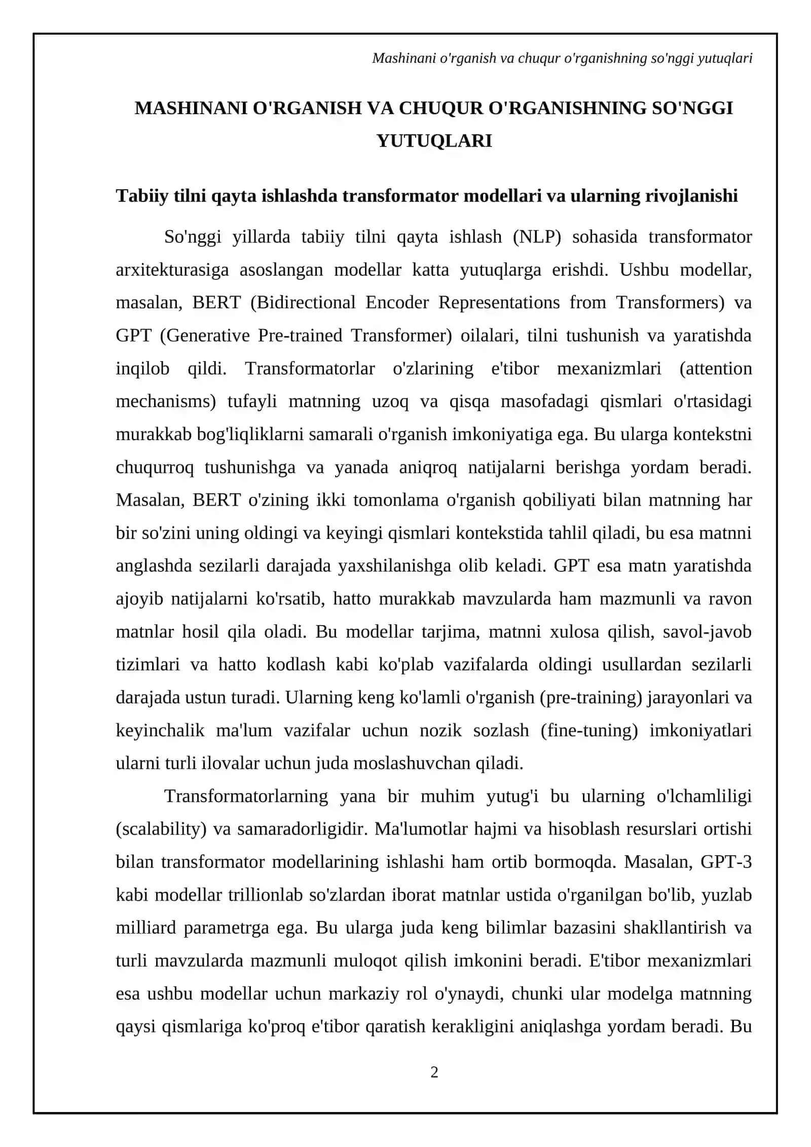 Sun’iy intellektning zamonaviy yo‘nalishlari 4