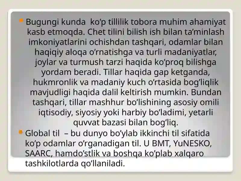 Professional tillar va ularning milliy tilda asosiy xususiyatlari. Ibn Sino Yevropa olimlari talqinida. 4
