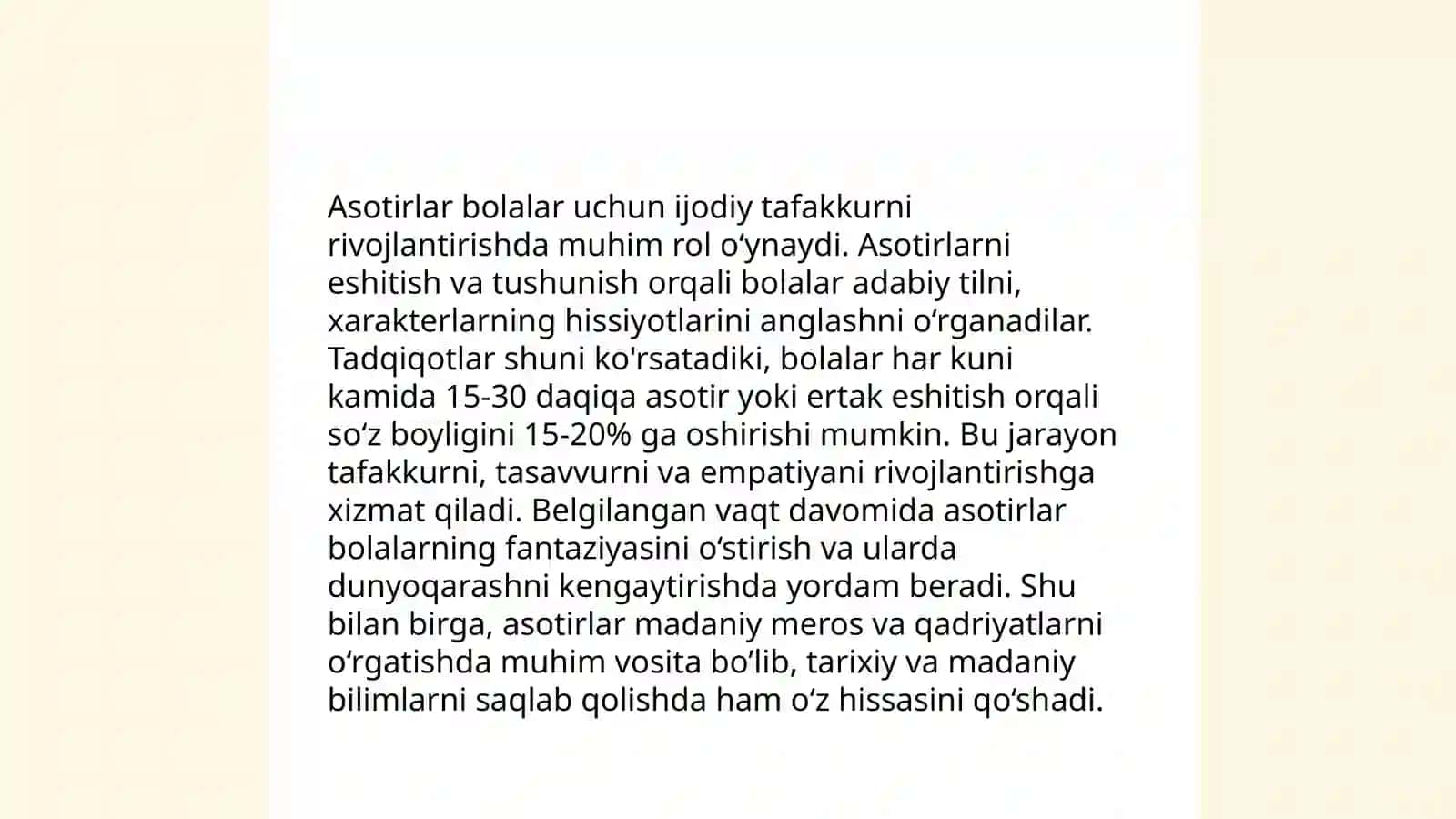 Qadimgi afsona va asotirlarning tarbiyaviy ahamiyati 4