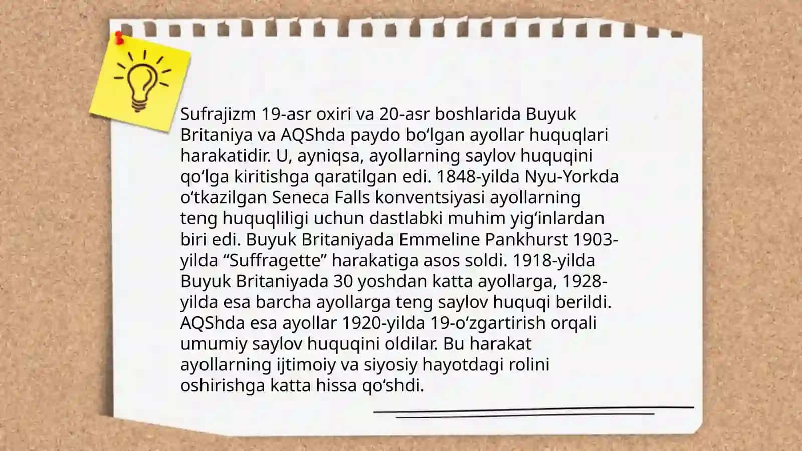 Sufrajizm tarixi 4