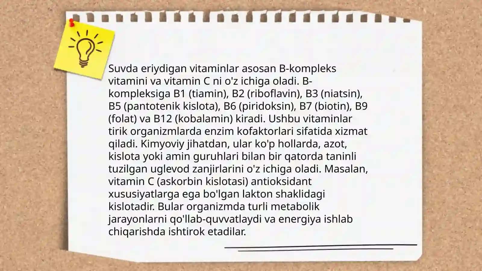 Suvda eriydigan vitaminsimon moddalar 4