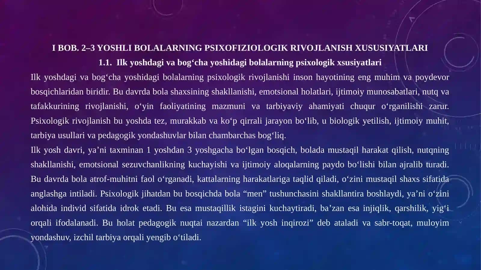 2-3 yoshli bolalarning rivojlanish xususiyatlari 4