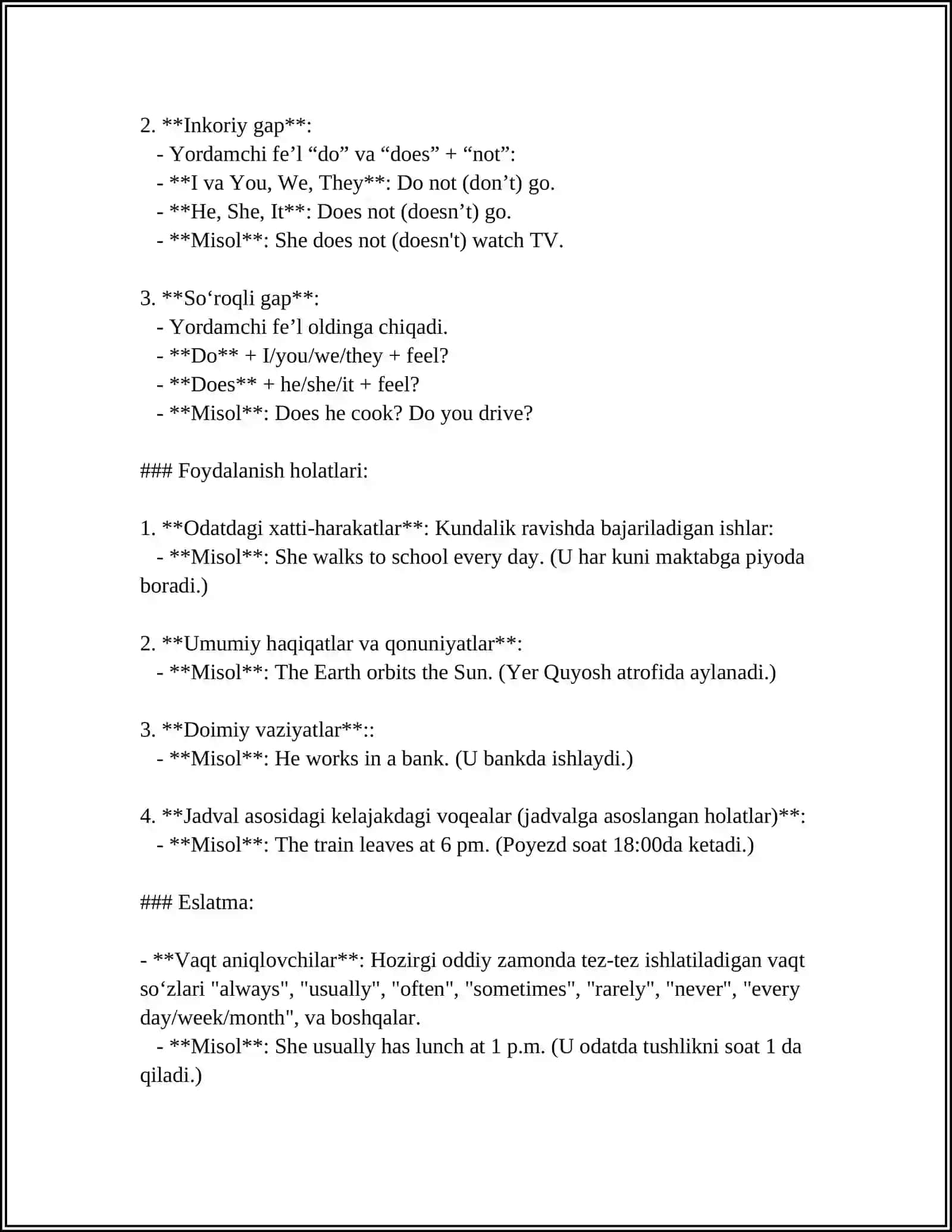 TENSES IN ENGLISH 4