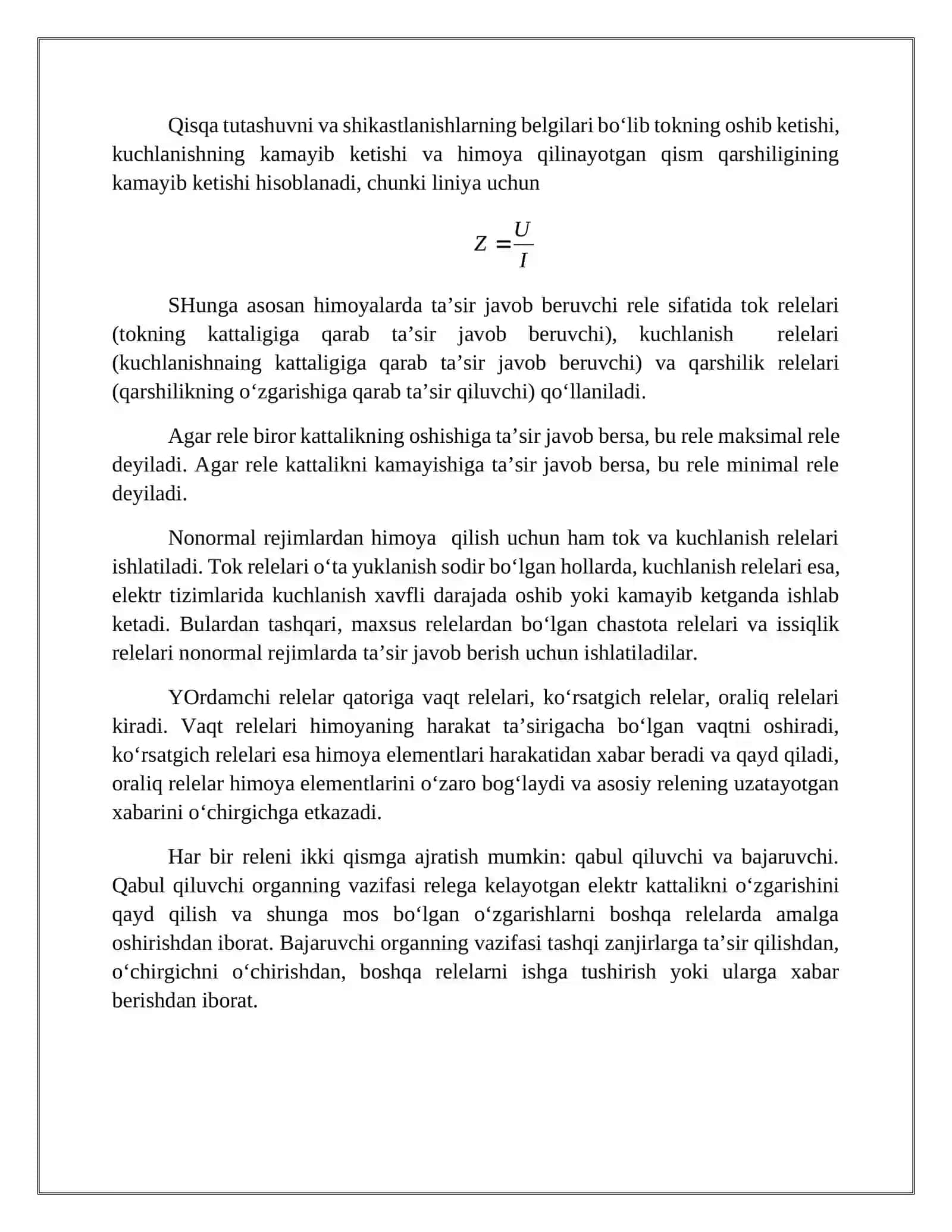 HIMOYA ELEMENTLARI 4