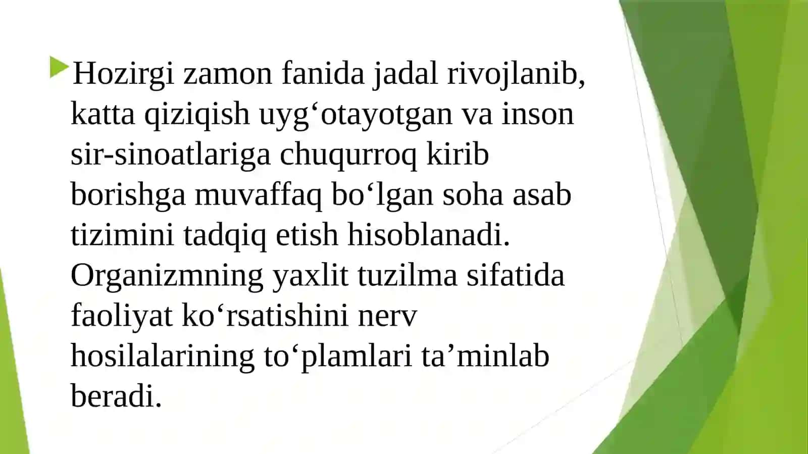 XULQ-ATVORNING PSIXOFIZIOLOGIK ASOSI 4