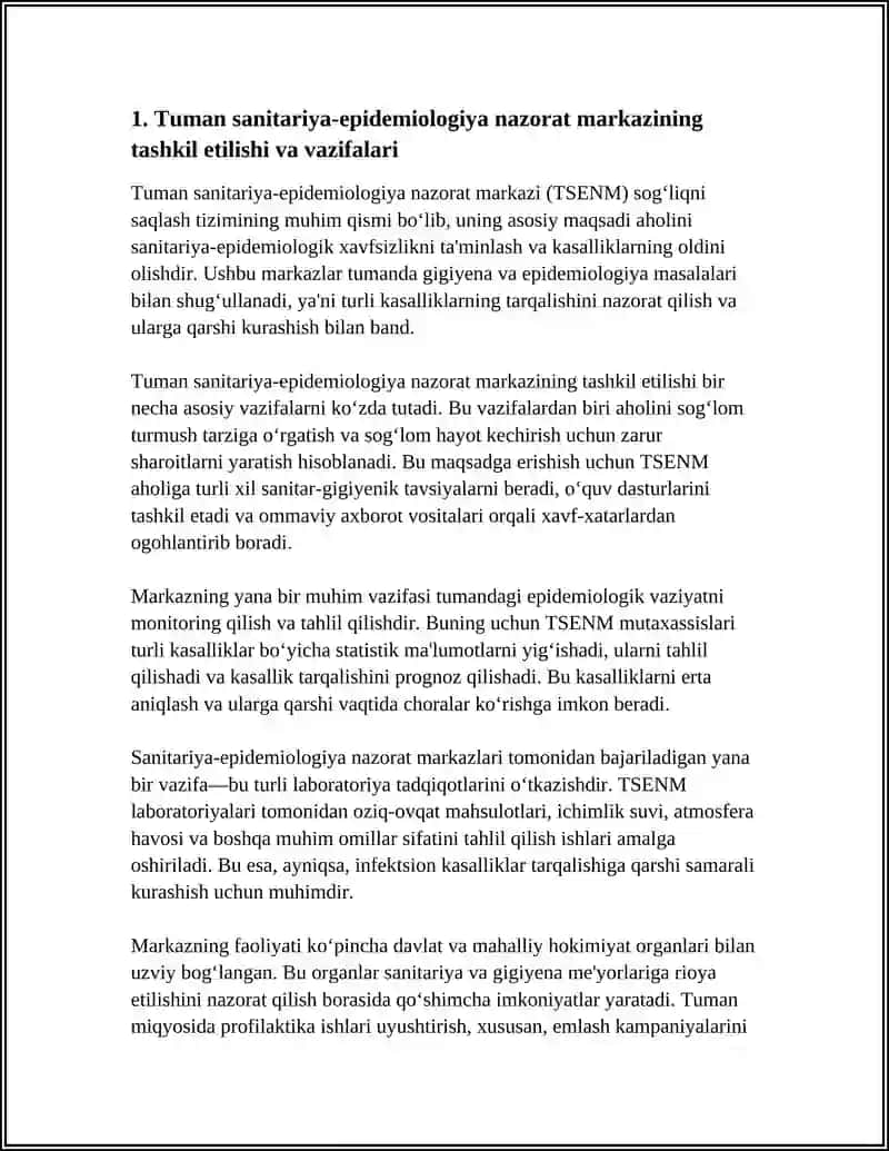 Tuman sanitariya-epidemiologiya nazorat markazi 4