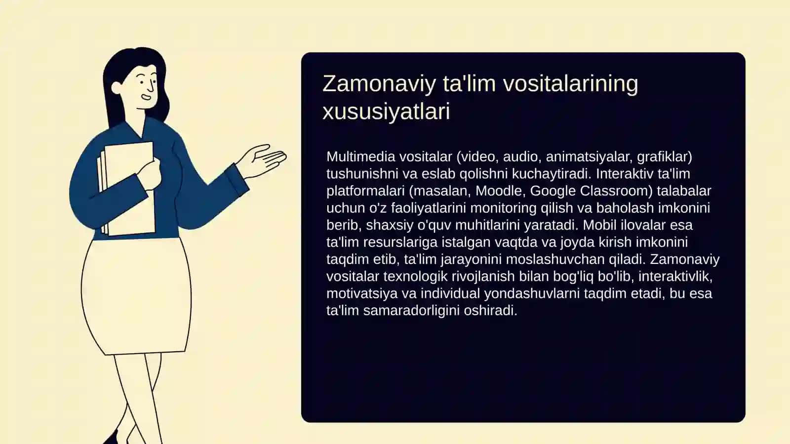 Zamonaviy ta'lim vositalarining xususiyatlari 4