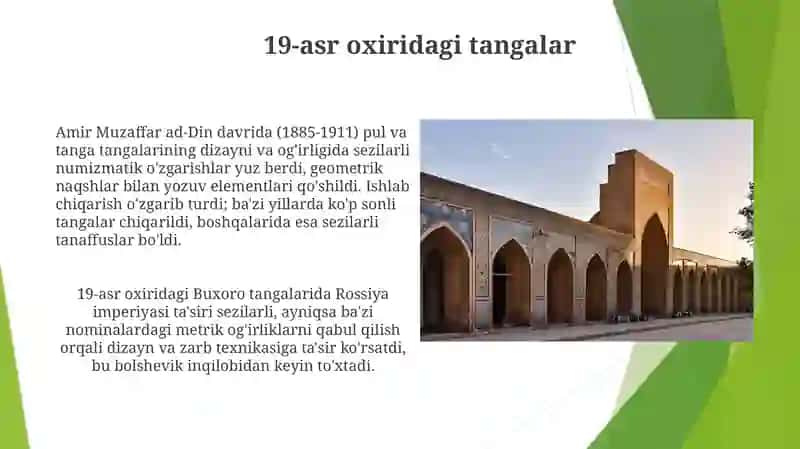 Buxoro amirligi tangalari 4