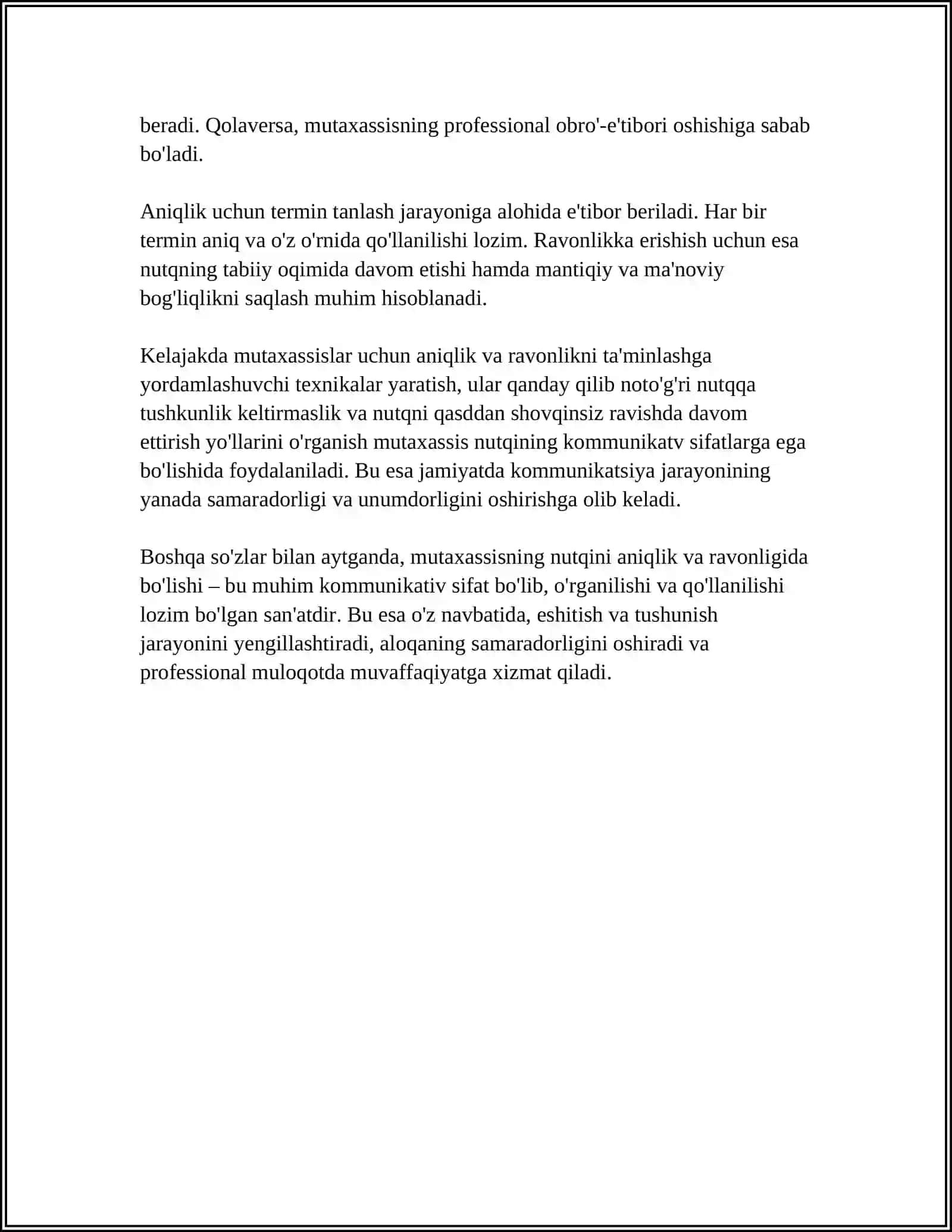 MUTAXASSIS NUTQINING KOMMUNIKATIV SIFATLARI 4