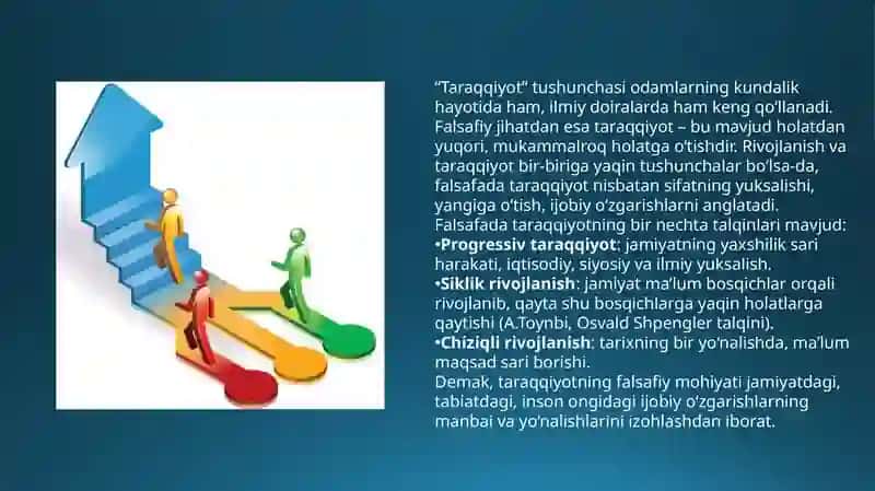 Rivojlanish falsafasi 4