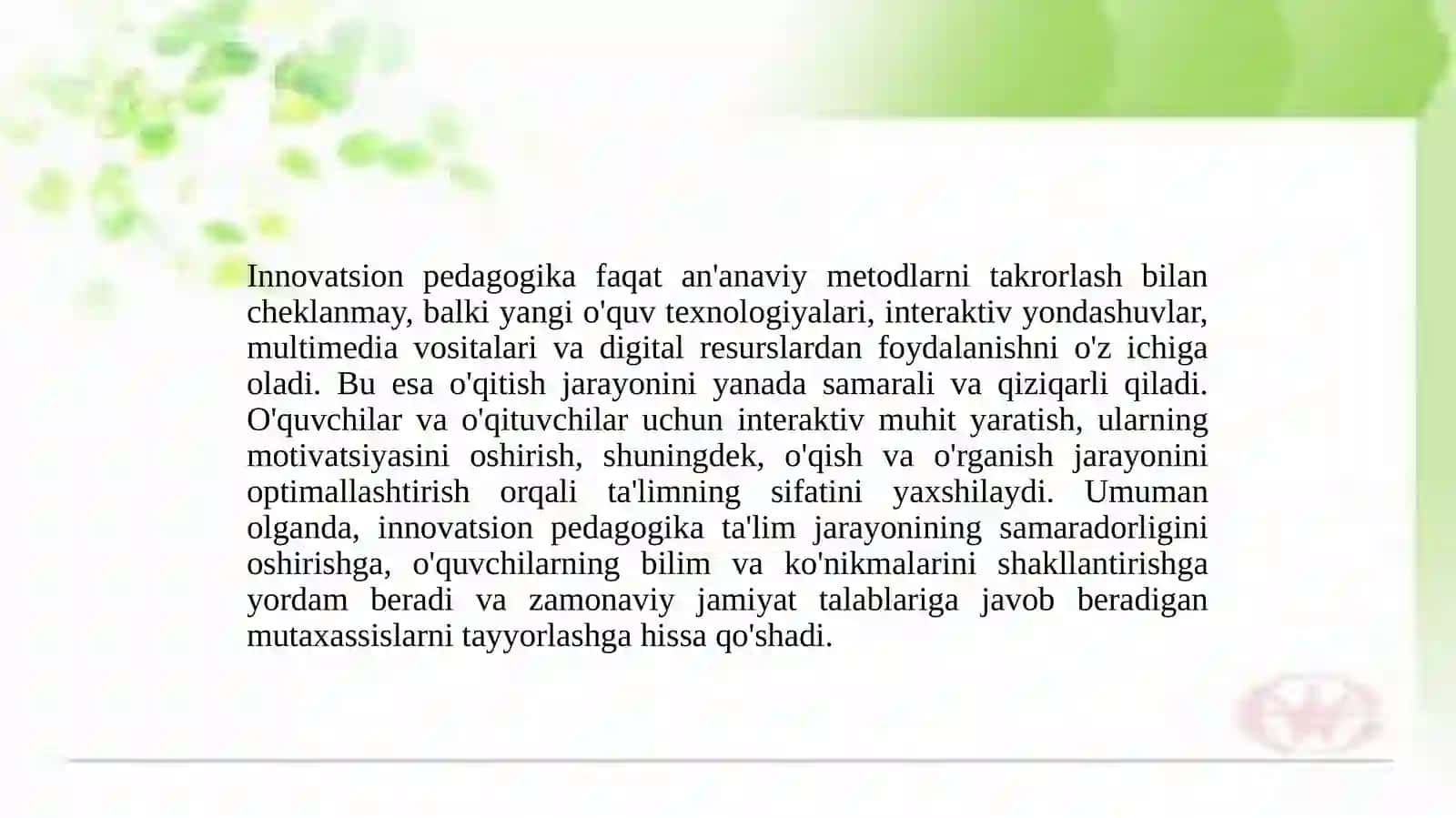 Intellektual o'lchash vositalaridan neyrotuzilmalarni qo'llash 4