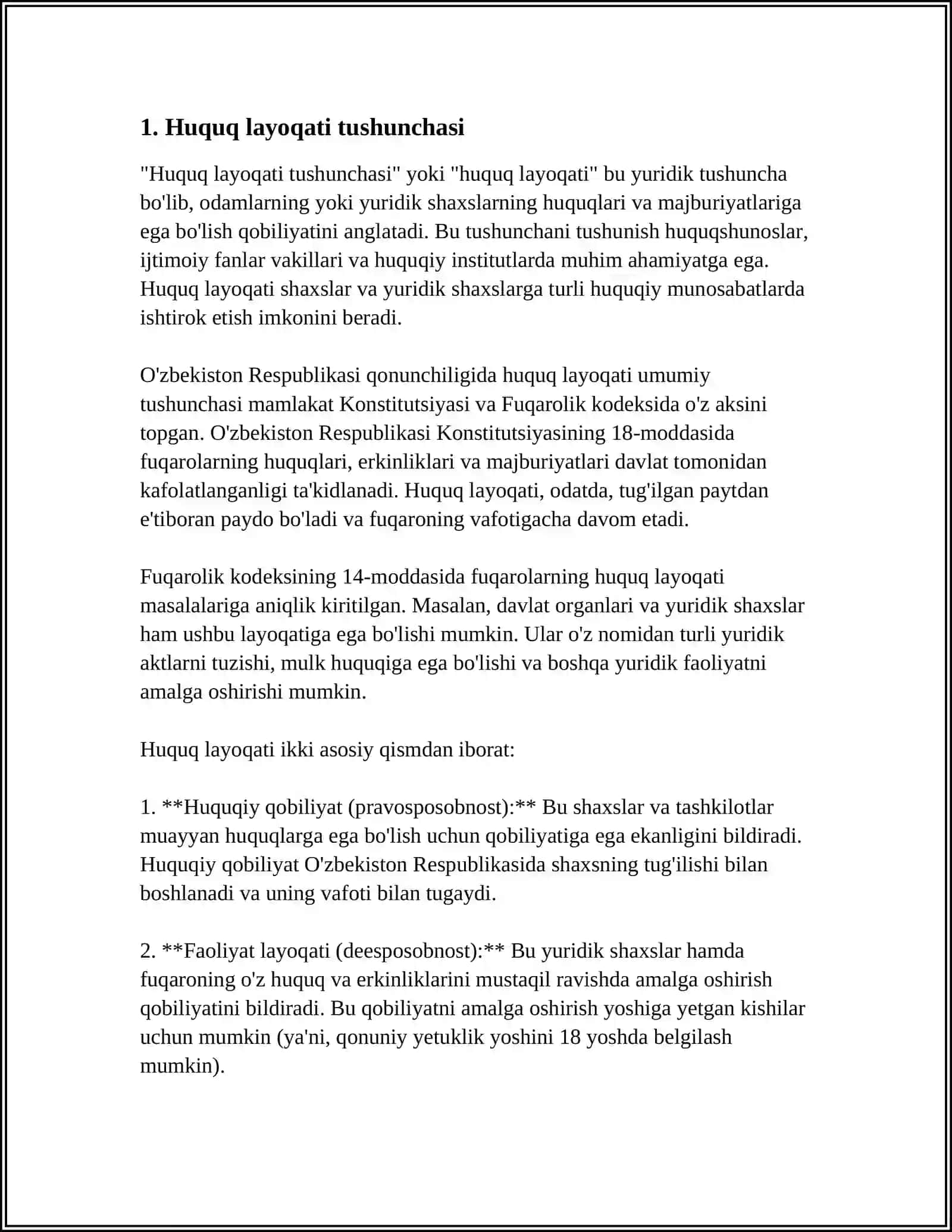 HUQUQ LAYOQATI 4