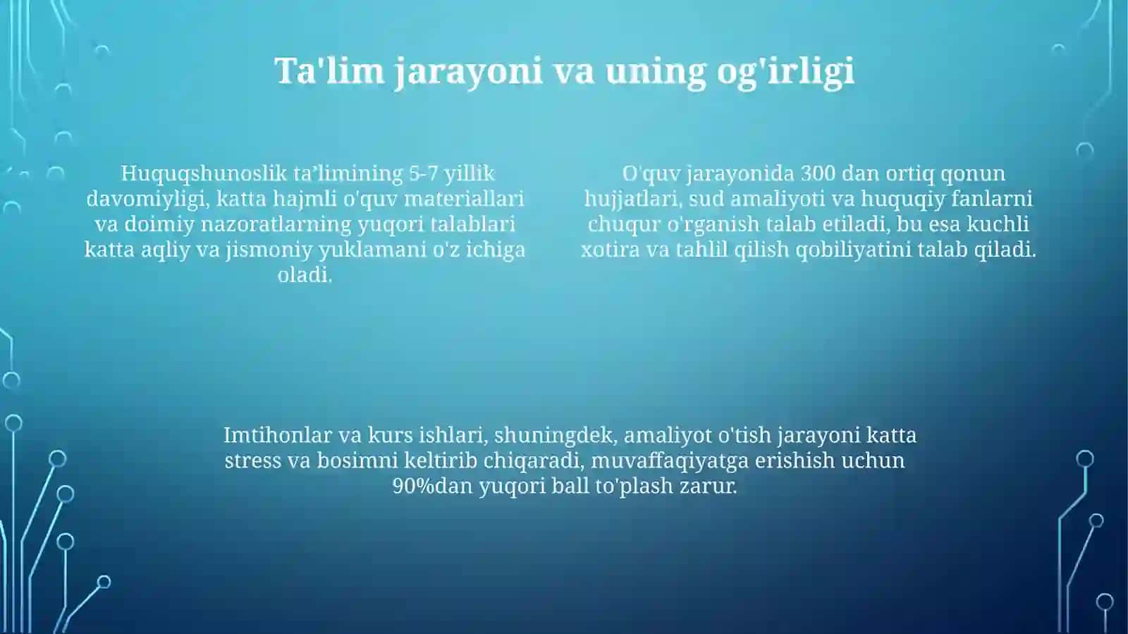 Advokat Bo‘lish Osonmi? Dastlabki Taassurotlar 4
