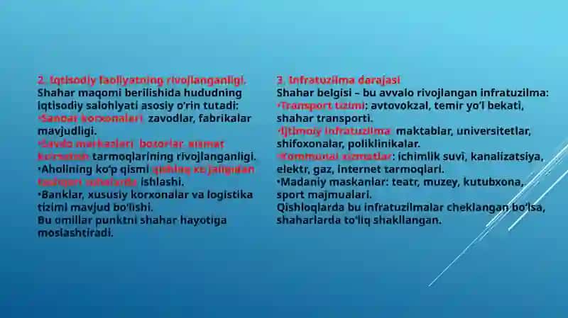 O'lkashunoslik fanidantayyorlagan taqdimoti 4