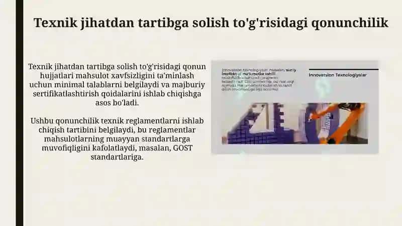 OʻZBEKISTON MUVOFIQLIKNI BAXOLASH TIZIMINING XUQUQIY VA MEʼYORIY ASOSLARI 4