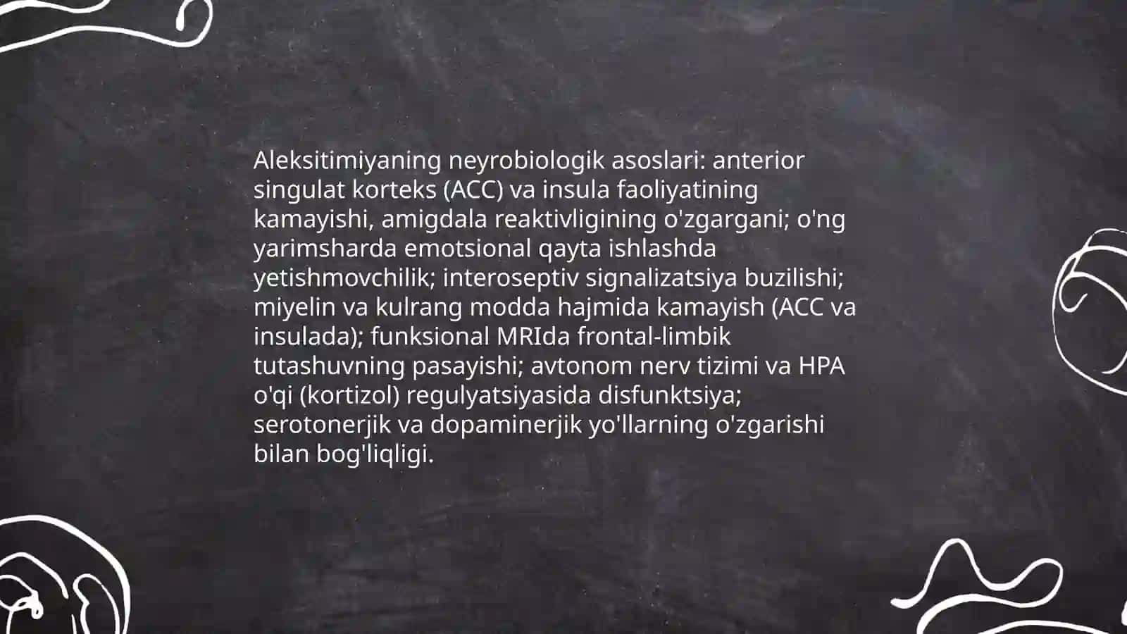 Aleksitimiya sabablari, belgilari. Aleksitimiya profilaktikasi va psixokorreksiyasi 4