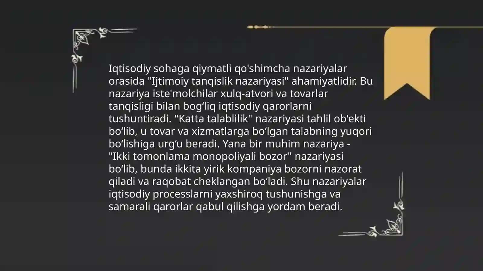 Hozirgi zamon iqtisodiy qarashlar evolyutsiyasi 4