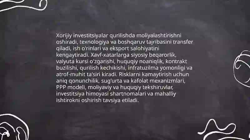 Globallashtirish sharoitida qurilish iqtisodyotini isloh qilish muammolari 4
