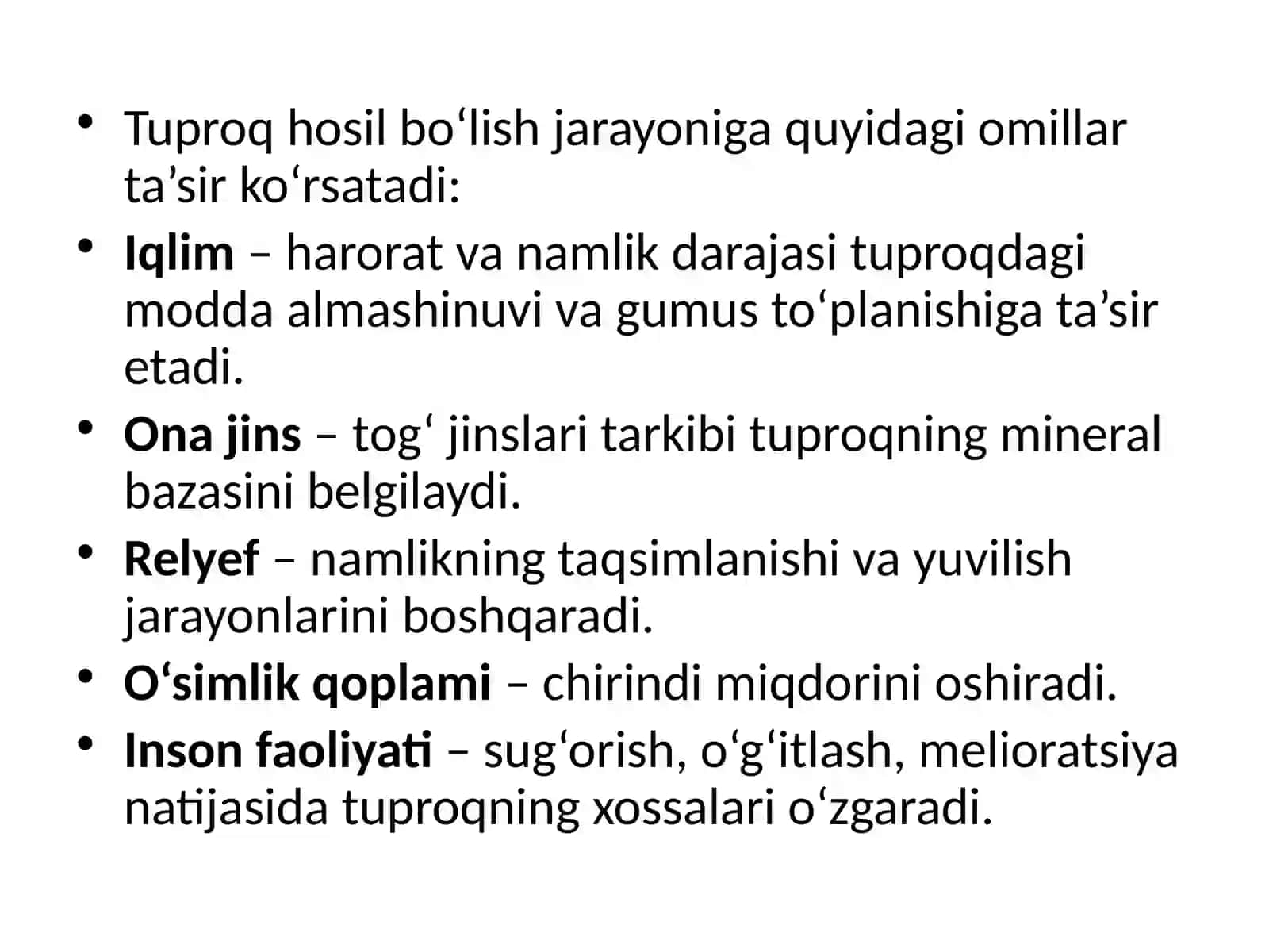 O‘zbekiston asosiy tuproqlari agrokimyoviy xossalari 4