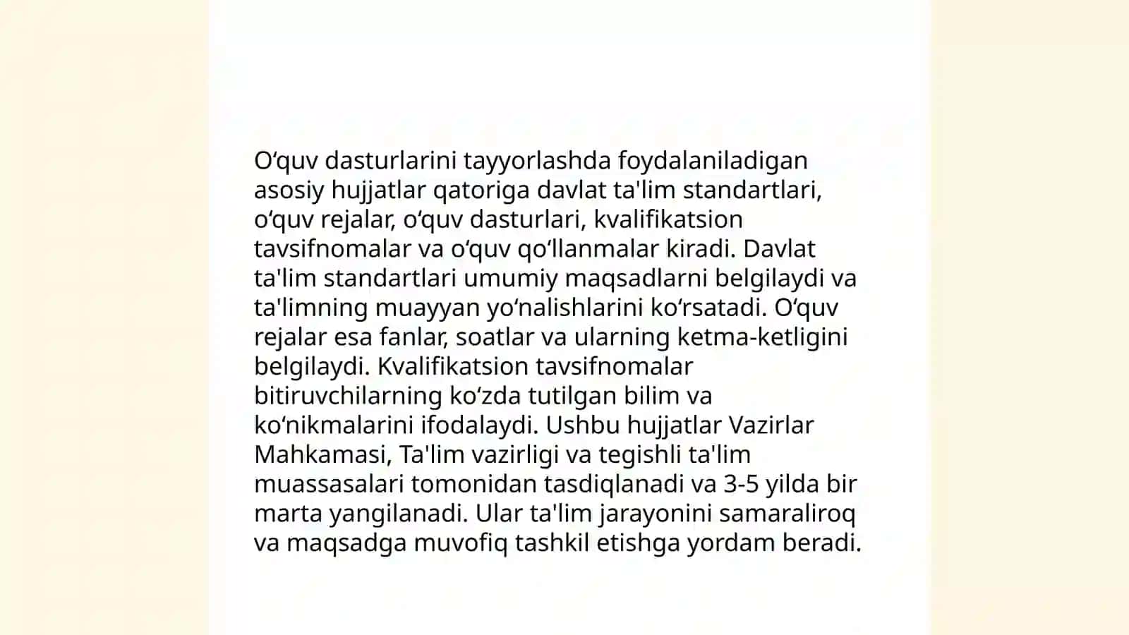 Ona tili òqituvchisi faoliyatida qòllaniladigan hujjatlar 4