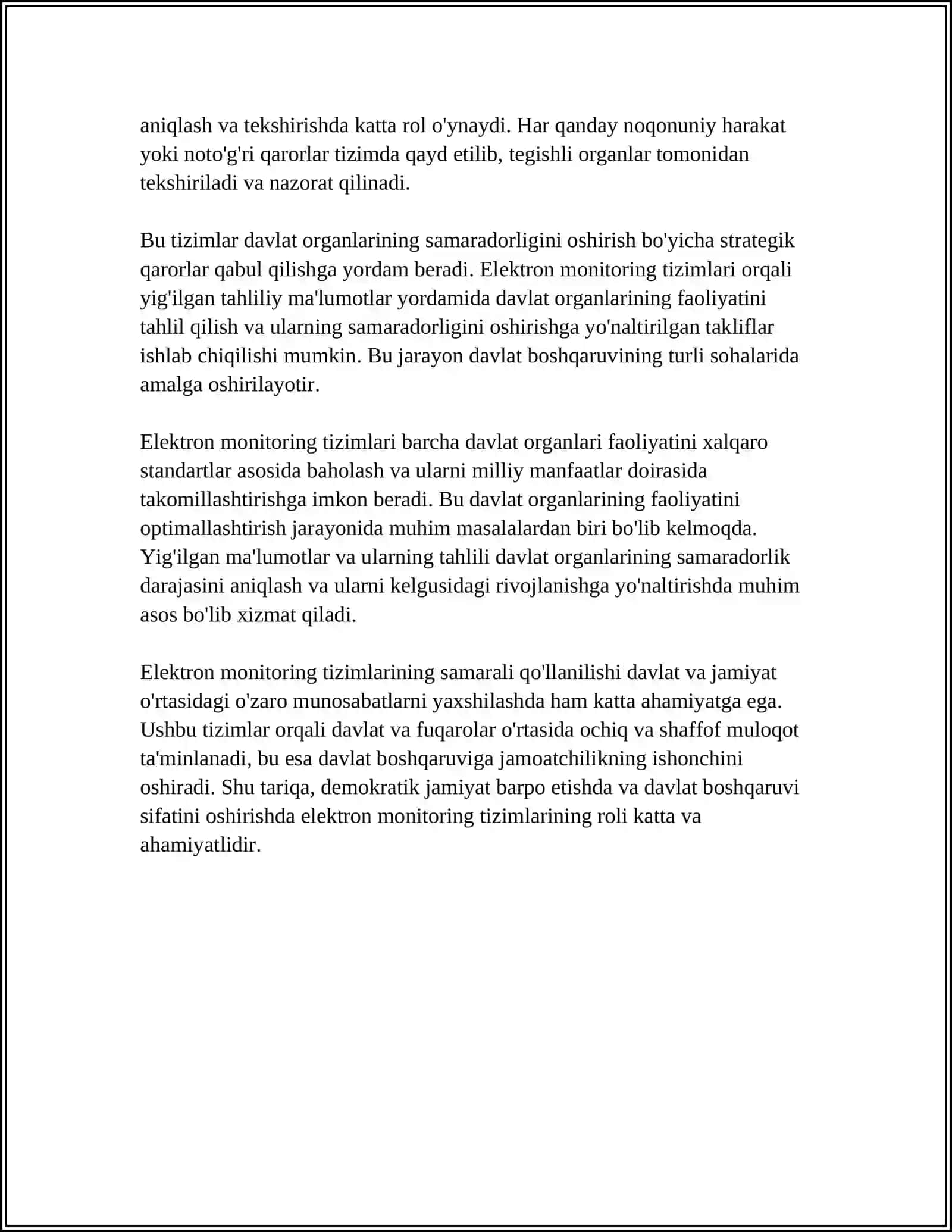 DAVLAT ORGANLARI FAOLIYATI USTIDAN NAZORAT QILISHNING ZAMONAVIY USLUBLARI 4