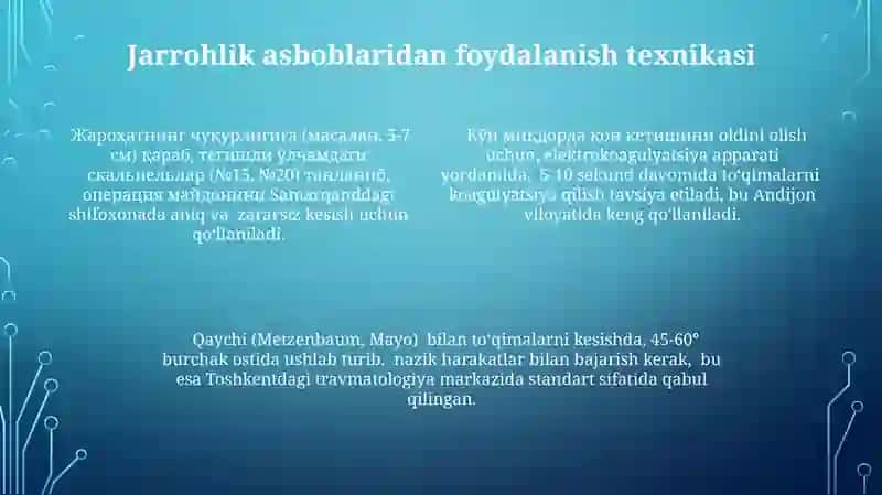 Jarrohlik Asboblarining Sterillash va Tozalash 4