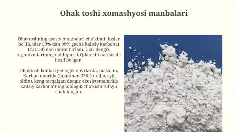 Oxakdan kalsiy gidrooksid tayyorlash jarayoni 4