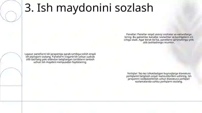 Adobe Photoshop Dasturning Ishchi Muhiti Bilan Ishlash 4
