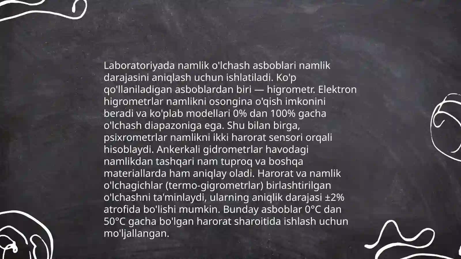 Tuproqning nisbiy namligini aniqlash 4