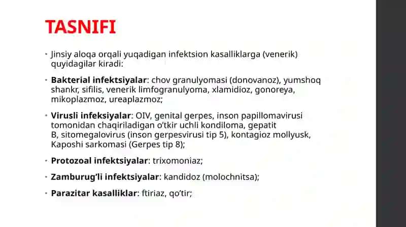 UROGENITAL INFEKSIYALAR KASALLIKLARI 4