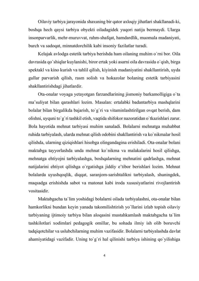 Maktabgacha ta'lim tashkilotining oila bilan hamkorligi 4