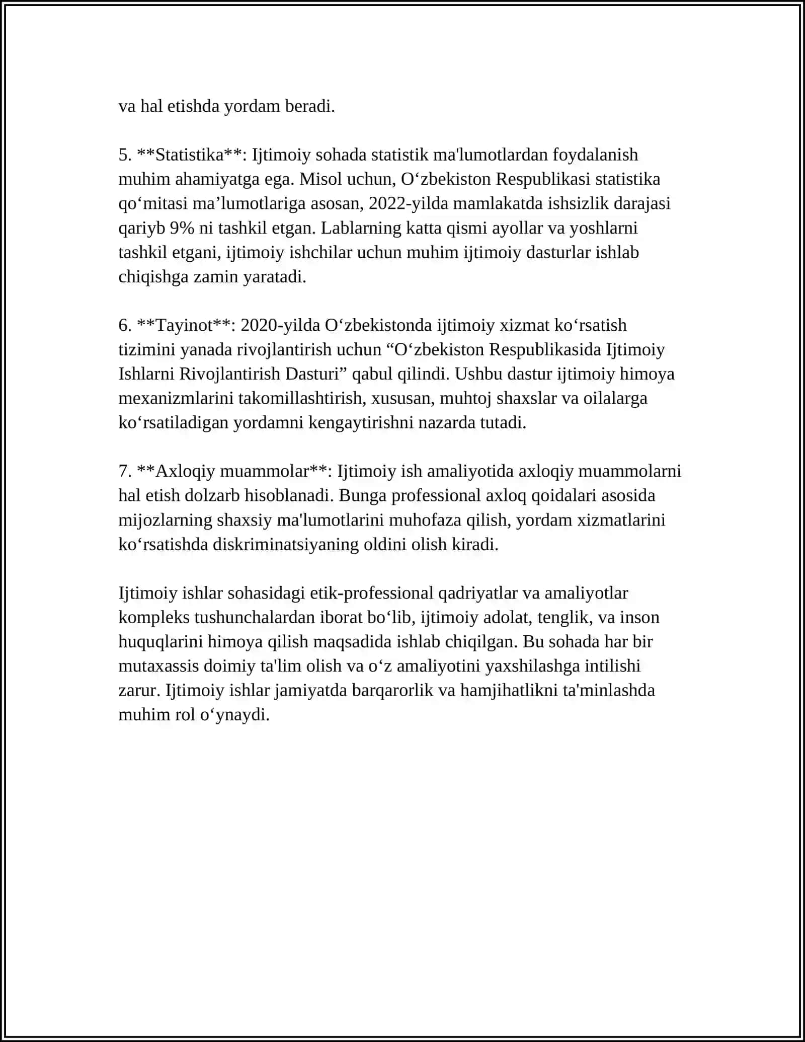 IJTIMOIY ISHNING ETIK-PROFESSIONAL QADRIYATLARI AMALIYOT ASOSI SIFATIDA 4