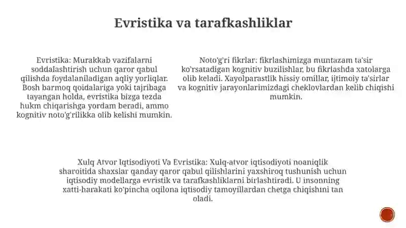 Xulq Atvor Iqtisodiyoti Va Evristika 4