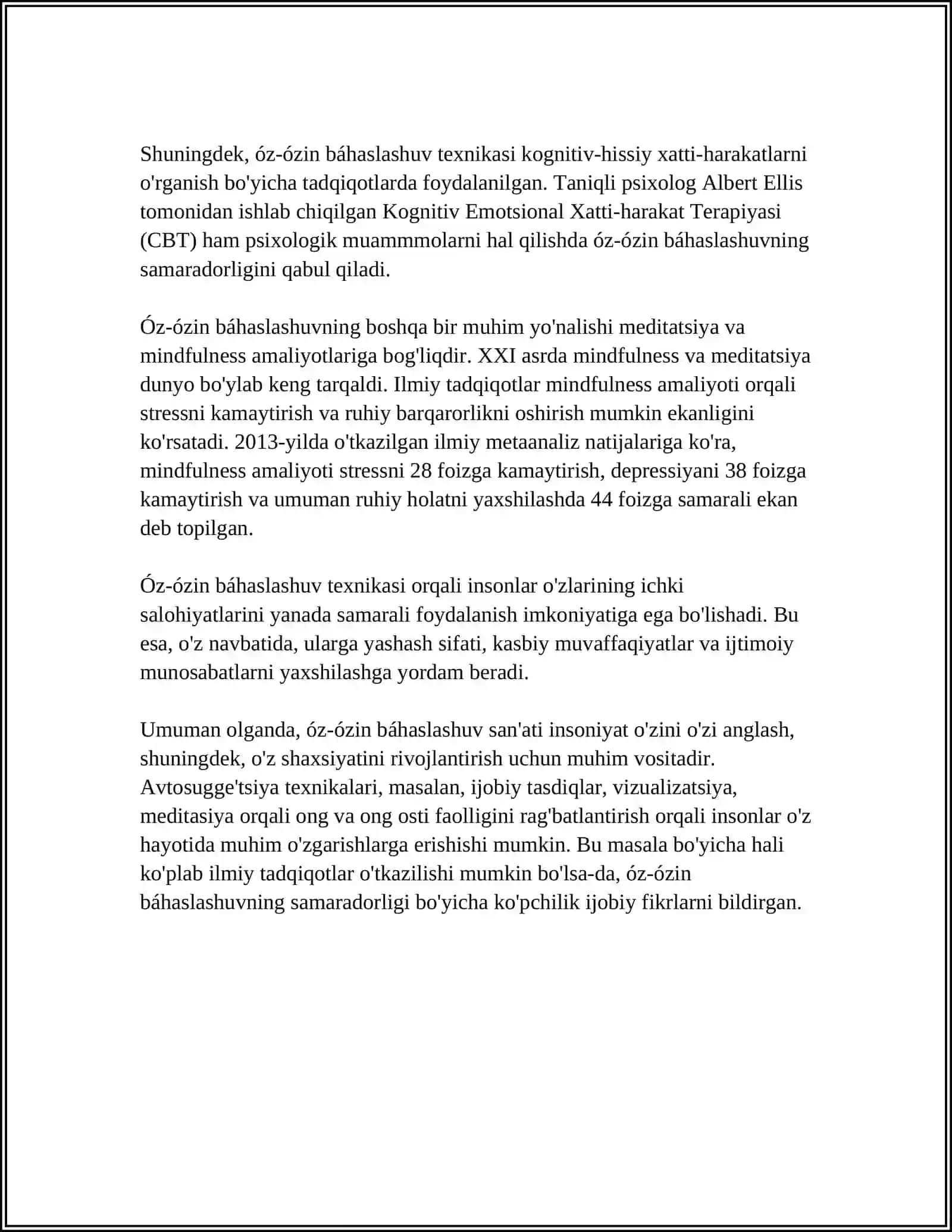 ÓZ-ÓZIN TÁRTIPKE SALIWSHI SHEŃBERSIMON KESILISPELER 4