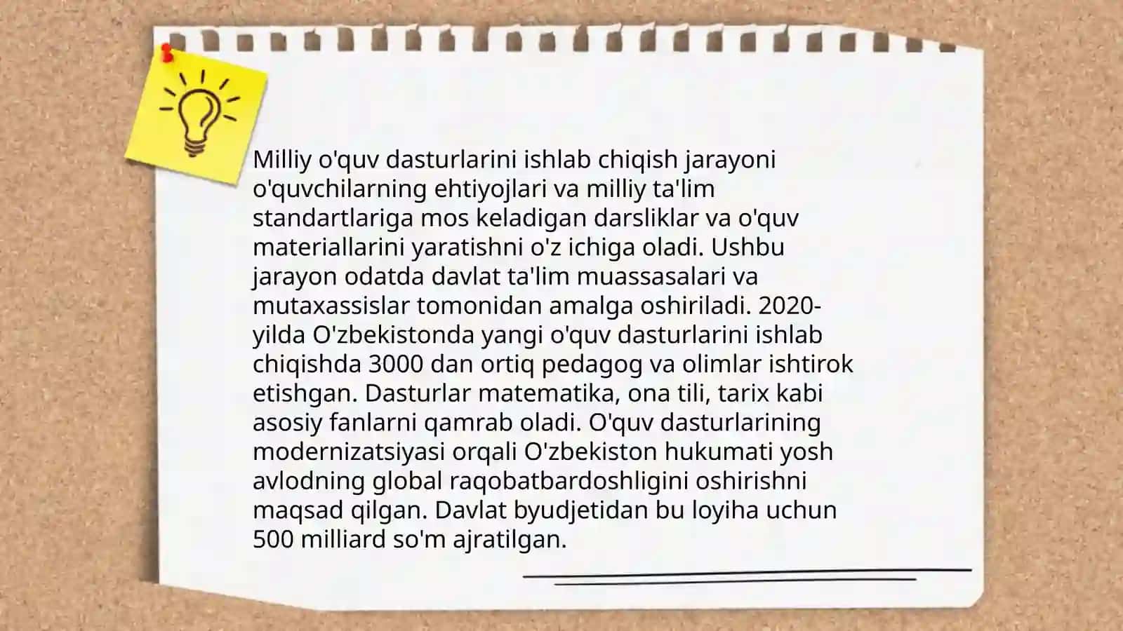 Ta'lim tizimining islohoti 4