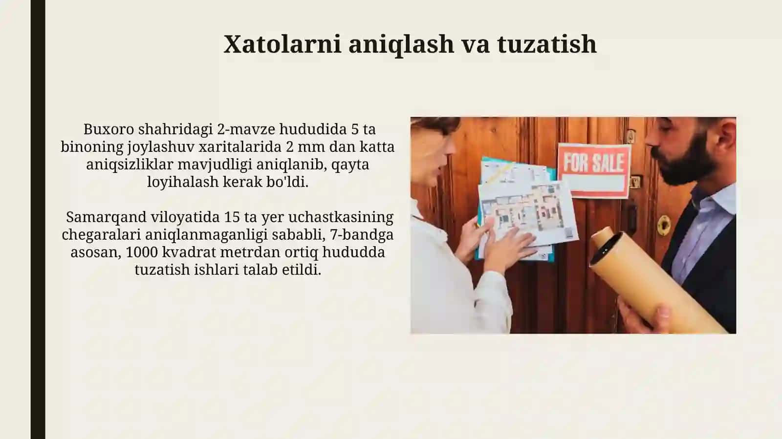 Dopusklar maydonlarini òzaro joylashuvlari sxemalarini qurish 4